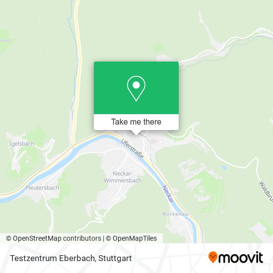 Testzentrum Eberbach map