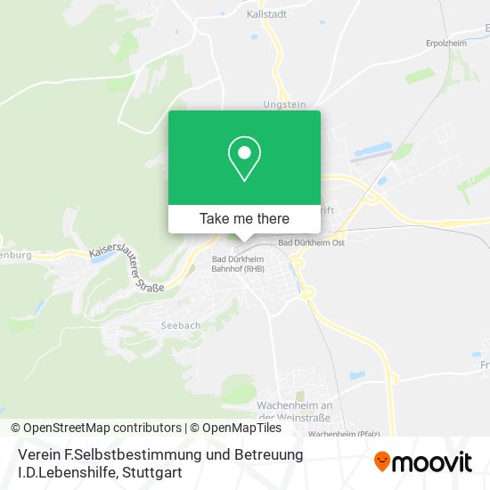Verein F.Selbstbestimmung und Betreuung I.D.Lebenshilfe map
