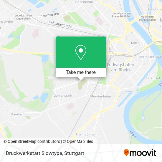 Карта Druckwerkstatt Slowtype