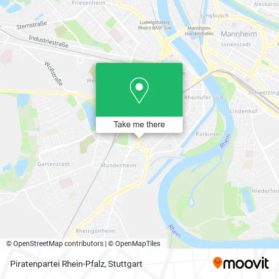 Карта Piratenpartei Rhein-Pfalz