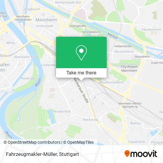 Карта Fahrzeugmakler-Müller