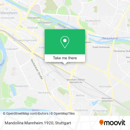 Карта Mandolina Mannheim 1920