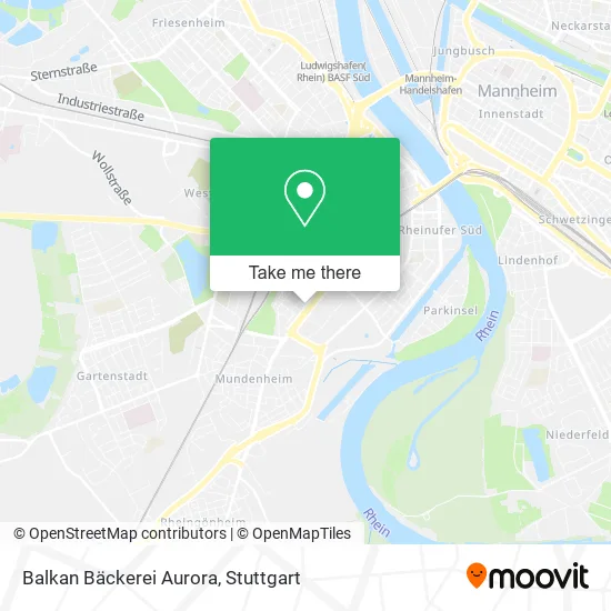 Карта Balkan Bäckerei Aurora
