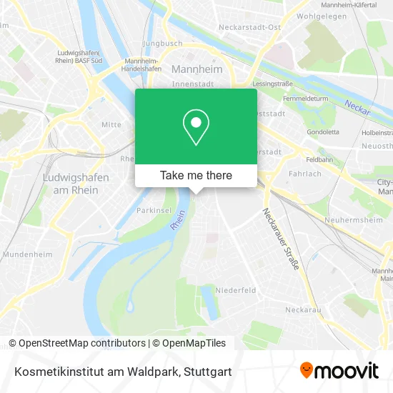 Карта Kosmetikinstitut am Waldpark