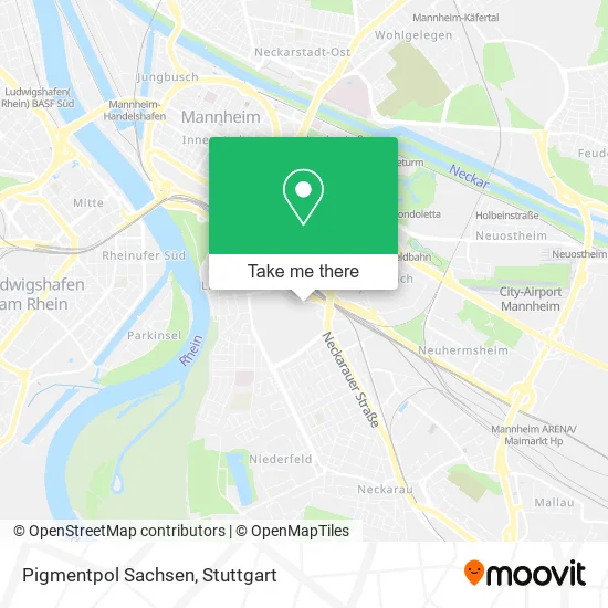 Карта Pigmentpol Sachsen