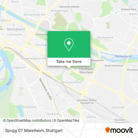 Карта Spvgg 07 Mannheim