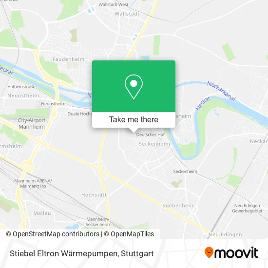 Карта Stiebel Eltron Wärmepumpen