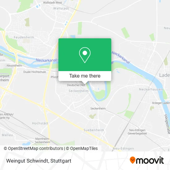 Карта Weingut Schwindt
