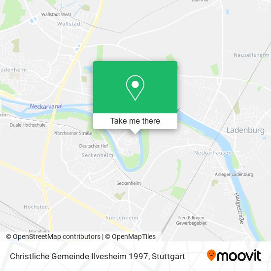 Christliche Gemeinde Ilvesheim 1997 map