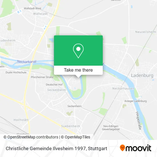 Карта Christliche Gemeinde Ilvesheim 1997