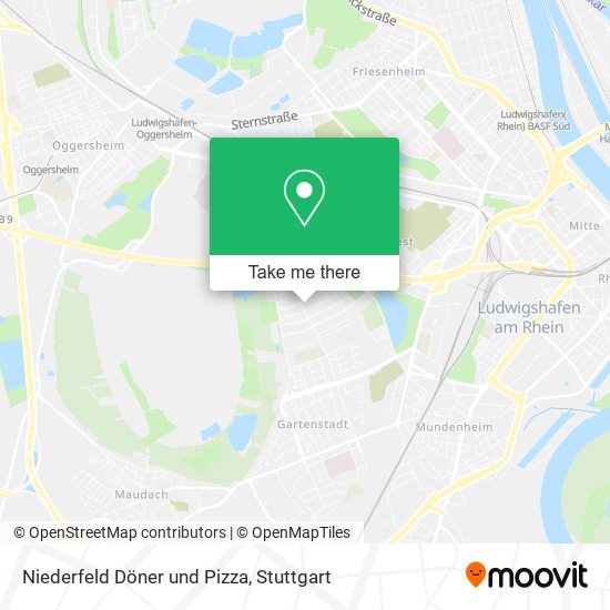 Niederfeld Döner und Pizza map