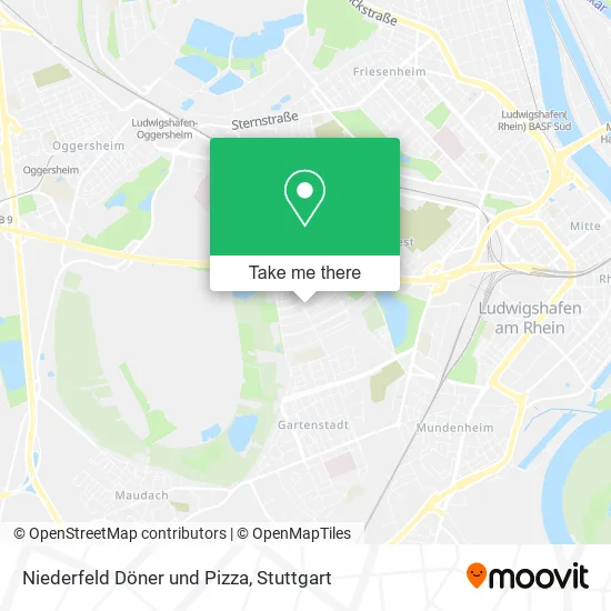 Карта Niederfeld Döner und Pizza