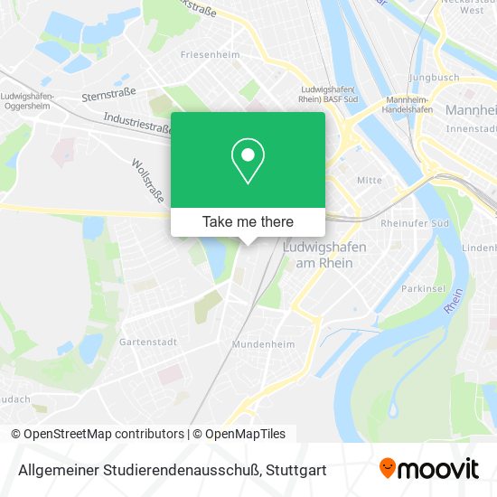 Allgemeiner Studierendenausschuß map