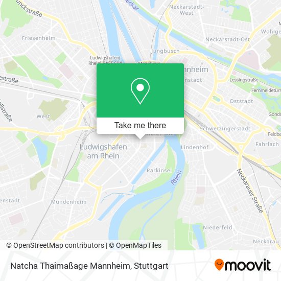 Natcha Thaimaßage Mannheim map
