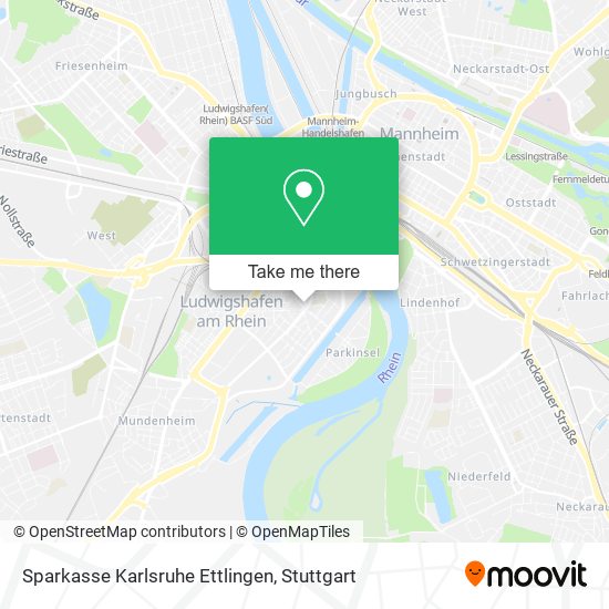 Sparkasse Karlsruhe Ettlingen map