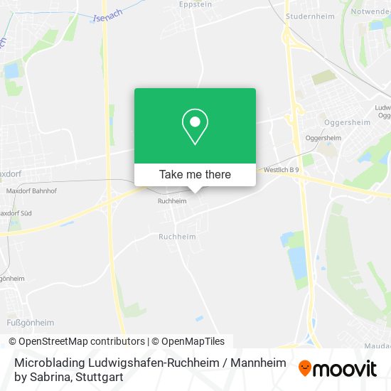 Microblading Ludwigshafen-Ruchheim / Mannheim by Sabrina map