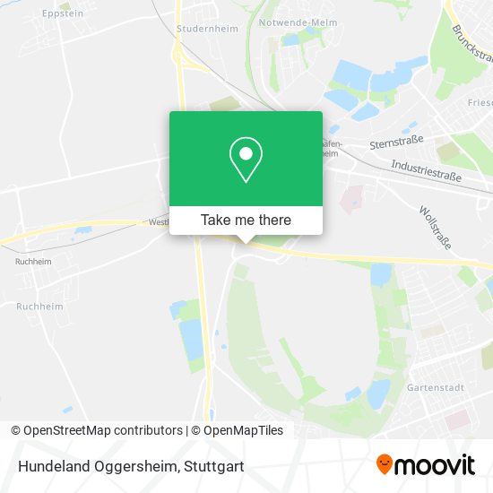 Hundeland Oggersheim map