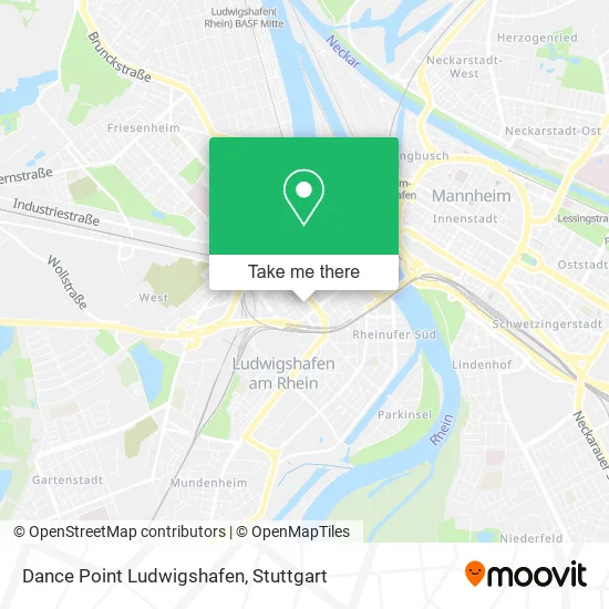 Карта Dance Point Ludwigshafen