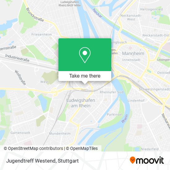 Карта Jugendtreff Westend