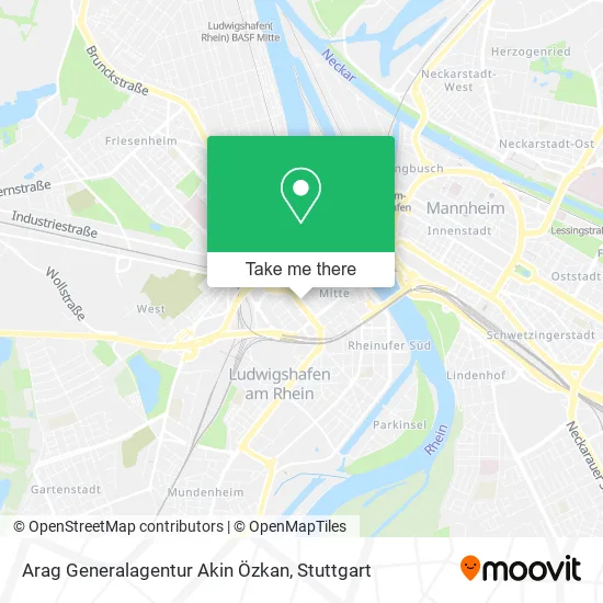 Карта Arag Generalagentur Akin Özkan