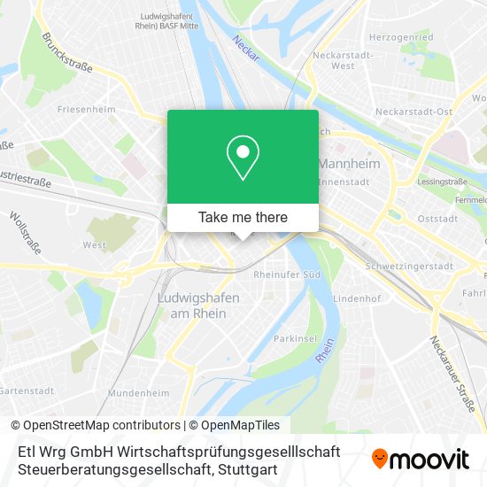 Карта Etl Wrg GmbH Wirtschaftsprüfungsgeselllschaft Steuerberatungsgesellschaft