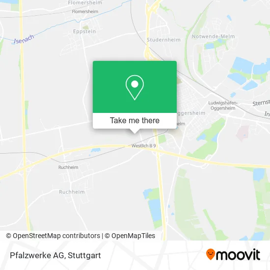 Карта Pfalzwerke AG