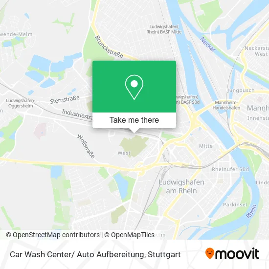 Карта Car Wash Center/ Auto Aufbereitung