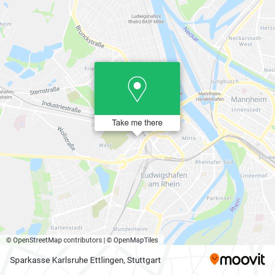 Sparkasse Karlsruhe Ettlingen map