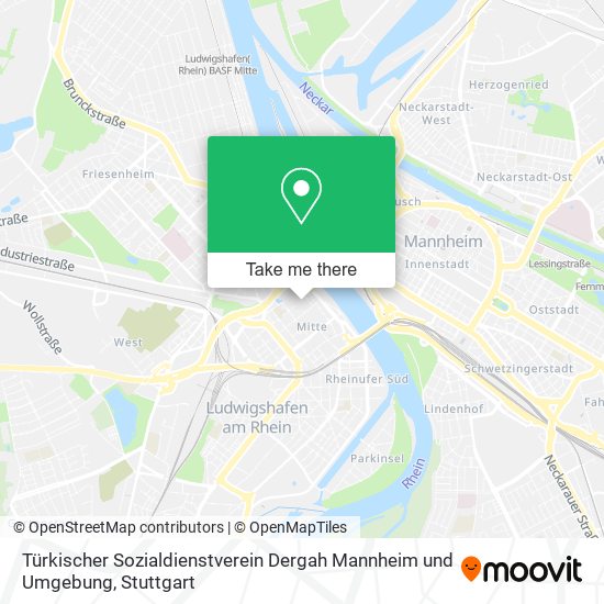 Türkischer Sozialdienstverein Dergah Mannheim und Umgebung map