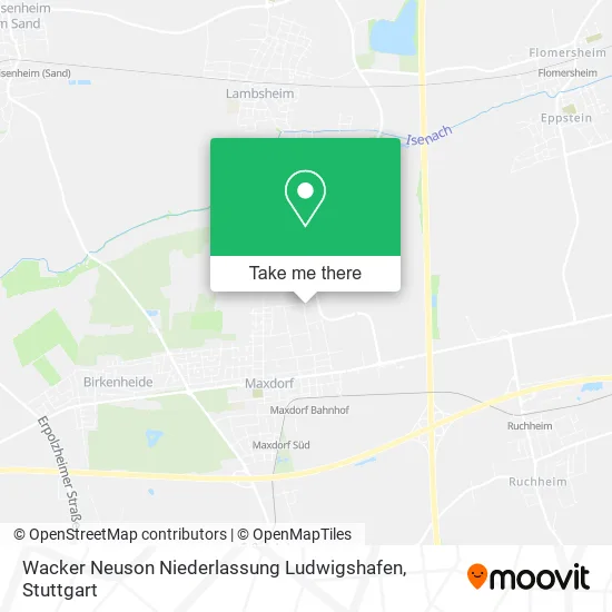 Карта Wacker Neuson Niederlassung Ludwigshafen