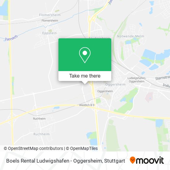 Boels Rental Ludwigshafen - Oggersheim map