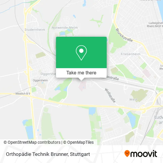 Карта Orthopädie Technik Brunner