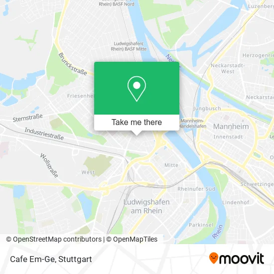 Карта Cafe Em-Ge