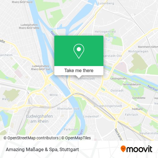 Карта Amazing Maßage & Spa