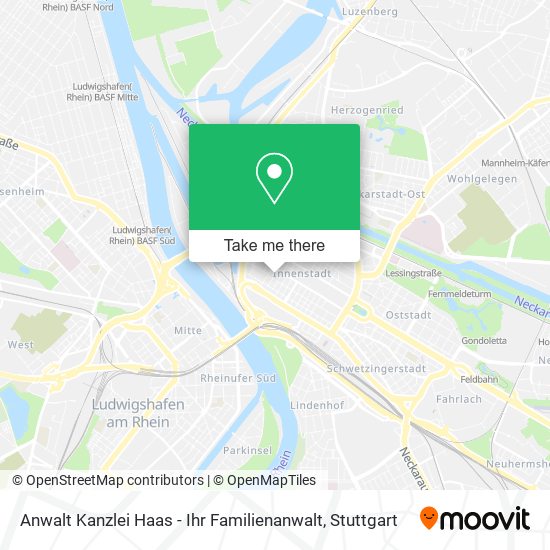 Anwalt Kanzlei Haas - Ihr Familienanwalt map
