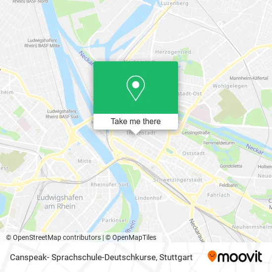 Карта Canspeak- Sprachschule-Deutschkurse