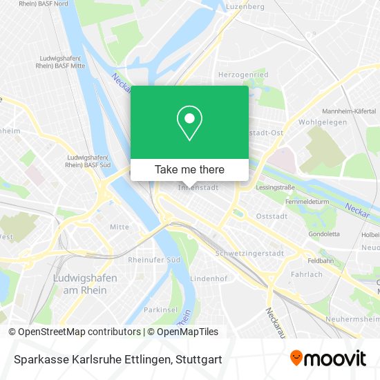 Sparkasse Karlsruhe Ettlingen map