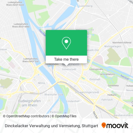 Dinckelacker Verwaltung und Vermietung map