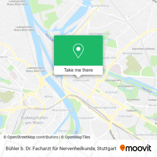 Карта Bühler b. Dr. Facharzt für Nervenheilkunde