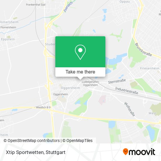 Xtip Sportwetten map