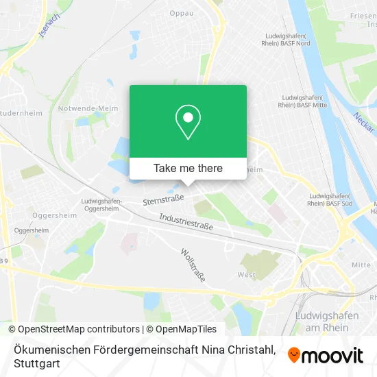 Карта Ökumenischen Fördergemeinschaft Nina Christahl