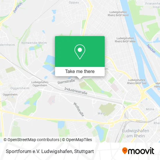 Карта Sportforum e.V. Ludwigshafen