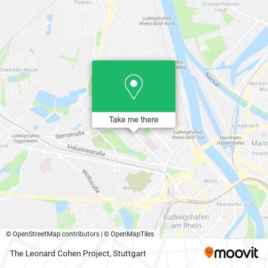 The Leonard Cohen Project map