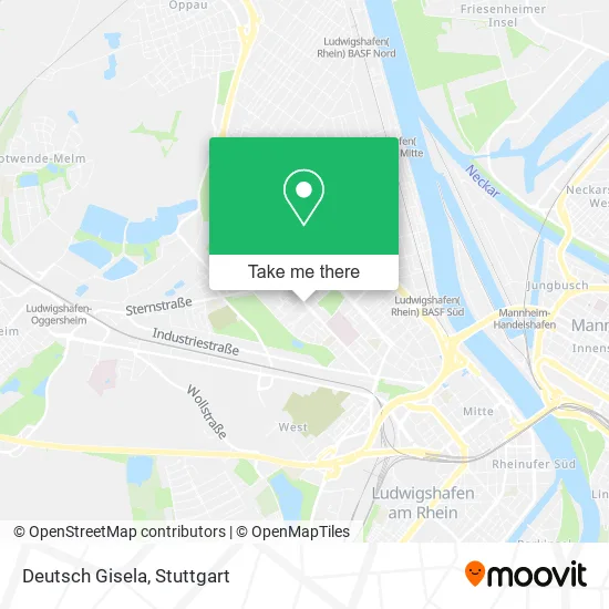 Карта Deutsch Gisela