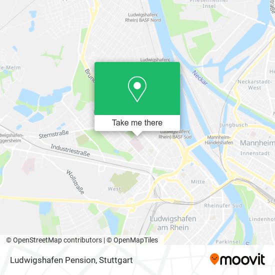 Ludwigshafen Pension map