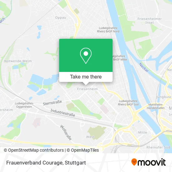 Карта Frauenverband Courage