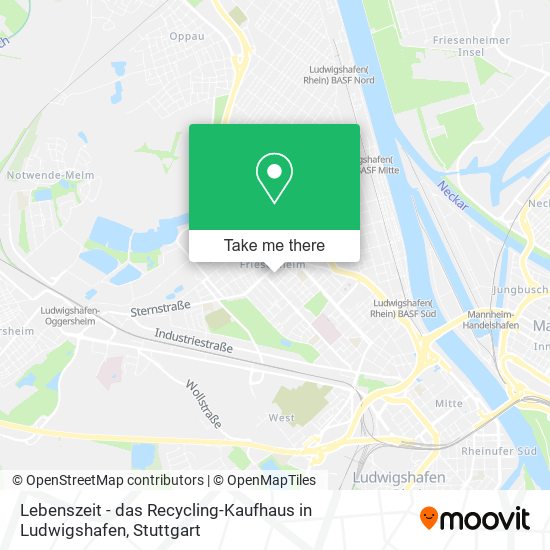 Lebenszeit - das Recycling-Kaufhaus in Ludwigshafen map