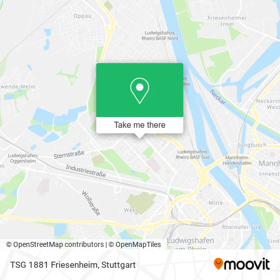 Карта TSG 1881 Friesenheim