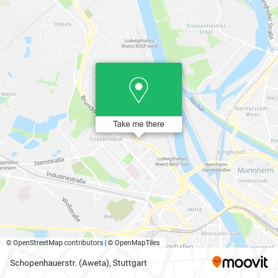 Карта Schopenhauerstr. (Aweta)