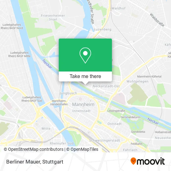 Карта Berliner Mauer